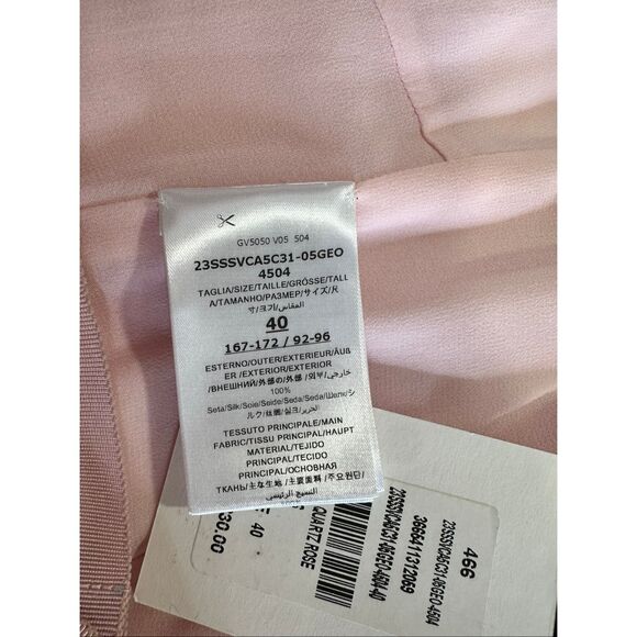 Giambattista Valli Front Twisted Bodice Off Shoulder Maxi Dress in Quartz Rose I - Picture 11 of 11